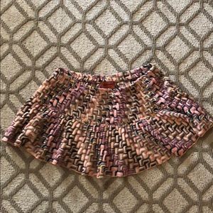 Vintage Missoni Wool Swing Mini Skirt